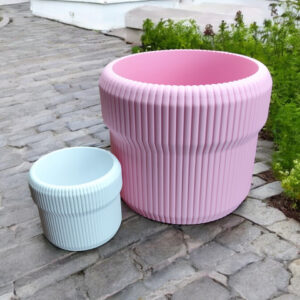 Кашпо Ribbed — ніжність і стиль у кожній лінії дизайнерський акцент у кімнаті Декоративне кашпо