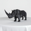 6890052550_rhino-sculpture-.png Статуетка геометрична фігура носорога Rhino Sculpture — арт-декор для офісу, кабінету, вітальні, полиці та подарунка
