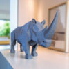 6890052551_rhino-sculpture-.jpg Статуетка геометрична фігура носорога Rhino Sculpture — арт-декор для офісу, кабінету, вітальні, полиці та подарунка