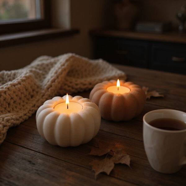6890986571_mini-pumpkin-light.jpg Декоративний підсвічник у формі гарбуза Mini Pumpkin Light — осінній свічник для LED-свічки, свічки-таблетки, дому, кав’ярні та подарунка