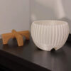 6891045750_tsvetochnyj-gorshok-na.jpg Квітковий горщик на ніжках Ribbed Bowl — фактурне кашпо для рослин, сукулентів, орхідей, фікусів і сучасного інтер’єру