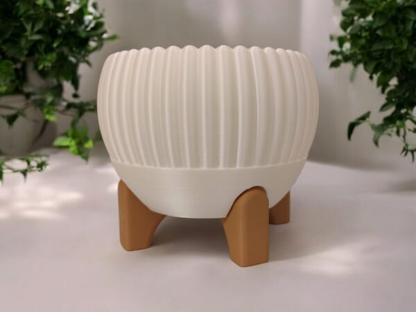 6891045756_tsvetochnyj-gorshok-na.jpg Квітковий горщик на ніжках Ribbed Bowl — фактурне кашпо для рослин, сукулентів, орхідей, фікусів і сучасного інтер’єру