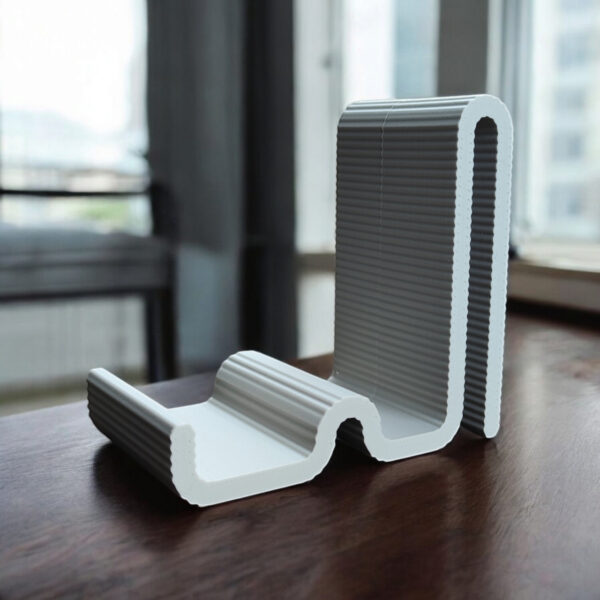 Підставка для телефону Wave Dock — рельєфна настільна підставка для смартфона, відео, дзвінків, дому, офісу та робочого столу