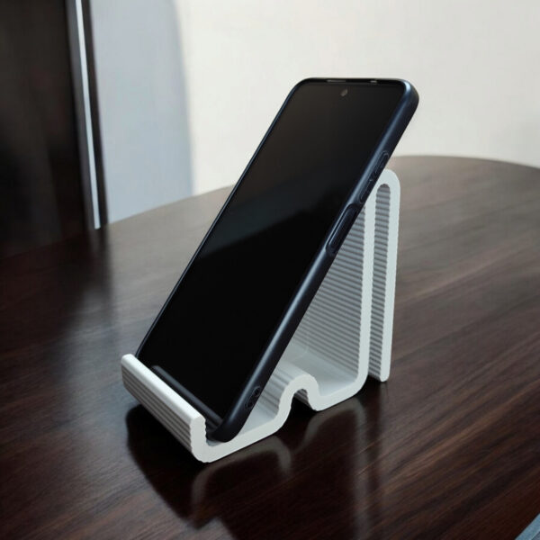 Підставка для телефону Wave Dock — рельєфна настільна підставка для смартфона, відео, дзвінків, дому, офісу та робочого столу