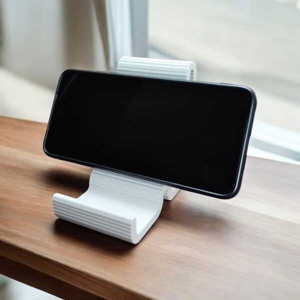 Підставка для телефону Wave Dock — рельєфна настільна підставка для смартфона, відео, дзвінків, дому, офісу та робочого столу