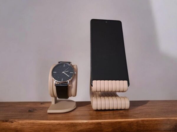 Підставка для телефону та годинника Duo Stand — настільний комплект для смартфона, годинника, тумби, офісу та робочого столу