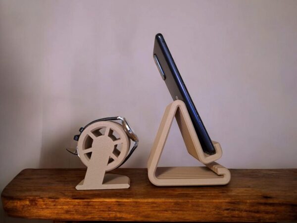 Підставка для телефону та годинника Duo Stand — настільний комплект для смартфона, годинника, тумби, офісу та робочого столу