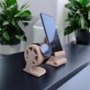 Підставка для телефону та годинника Duo Stand — настільний комплект для смартфона, годинника, тумби, офісу та робочого столу
