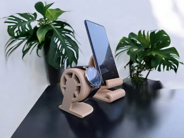 Підставка для телефону та годинника Duo Stand — настільний комплект для смартфона, годинника, тумби, офісу та робочого столу