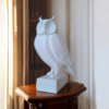 6892474837_stilnaya-statuetka-sova.png Декоративна статуетка сови Tall Owl Statue — висока фігура сови для дому, офісу, полиці, кабінету та подарунка