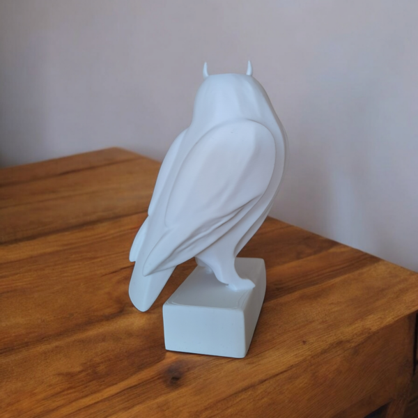 6892474845_stilnaya-statuetka-sova.png Декоративна статуетка сови Tall Owl Statue — висока фігура сови для дому, офісу, полиці, кабінету та подарунка
