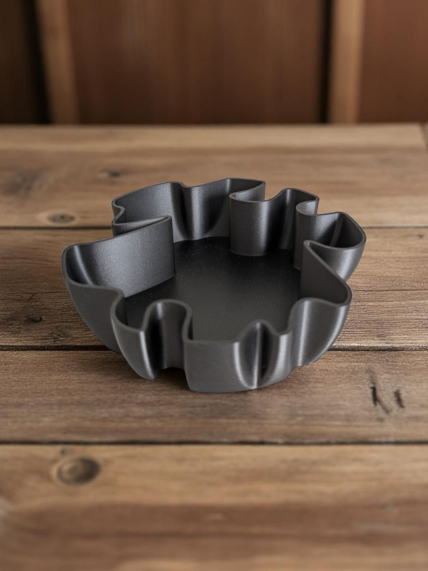 Декоративна чаша для ключів, прикрас і дрібниць Organic Wave Bowl — хвиляста підставка для дому, офісу, кухні та сучасного інтер’єру