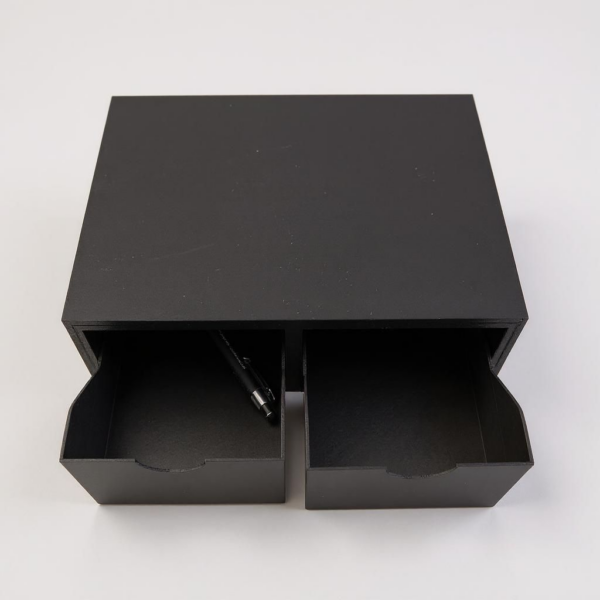 6901504798_minimalistichnyj-organajzer-s.png Органайзер з двома шухлядами для столу Desk Drawer Organizer MR025 — настільна тумба для канцелярії, кабелів, косметики, аксесуарів і дрібниць