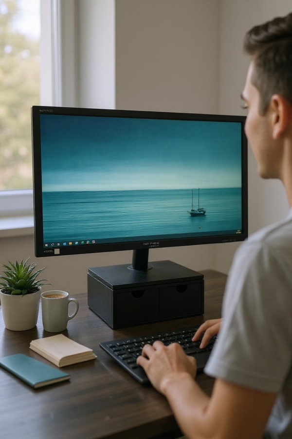 6901504809_minimalistichnyj-organajzer-s.png Органайзер з двома шухлядами для столу Desk Drawer Organizer MR025 — настільна тумба для канцелярії, кабелів, косметики, аксесуарів і дрібниць