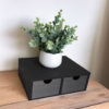 6901504812_minimalistichnyj-organajzer-s.png Органайзер з двома шухлядами для столу Desk Drawer Organizer MR025 — настільна тумба для канцелярії, кабелів, косметики, аксесуарів і дрібниць