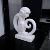 6903054360_dekorativnaya-statuetka-mavpa.png Інтер’єрна скульптура мавпи Monkey Balance Decor — декоративна статуетка для дому, офісу, студії та сучасного інтер’єру