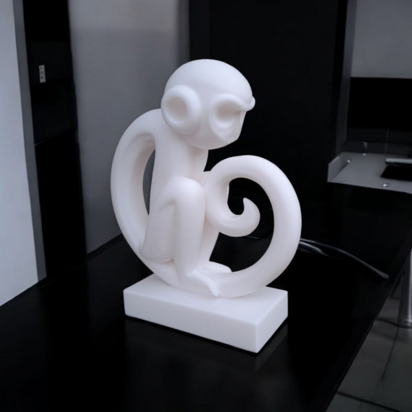 6903054360_dekorativnaya-statuetka-mavpa.png Інтер’єрна скульптура мавпи Monkey Balance Decor — декоративна статуетка для дому, офісу, студії та сучасного інтер’єру