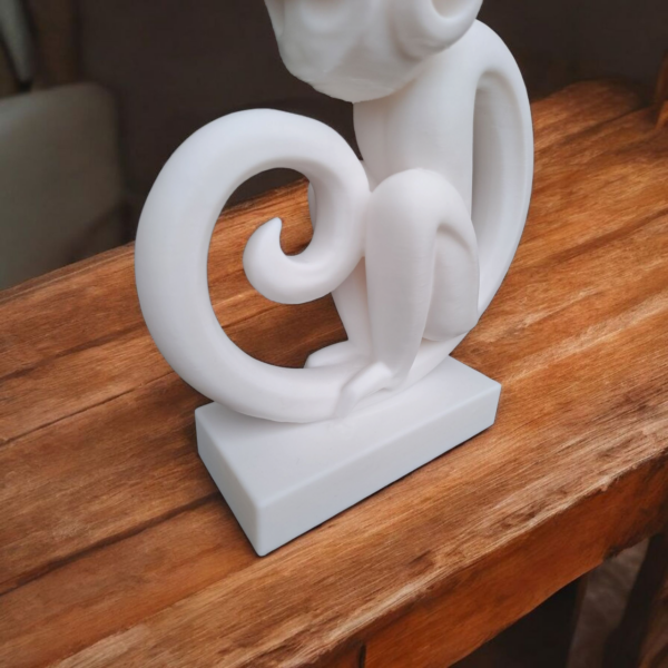 6903054371_dekorativnaya-statuetka-mavpa.png Інтер’єрна скульптура мавпи Monkey Balance Decor — декоративна статуетка для дому, офісу, студії та сучасного інтер’єру