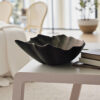 6914377862_sovremennaya-chasha-v.jpg Декоративна миска у формі листка Leaf Bowl — хвиляста чаша для декору, фруктів, свічок, прикрас, фотозони та сучасного інтер’єру