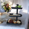 Етажерка Snack Layer Stand — трирівнева сервірувальна підставка для закусок, фруктів, сирів, випічки та солодощів