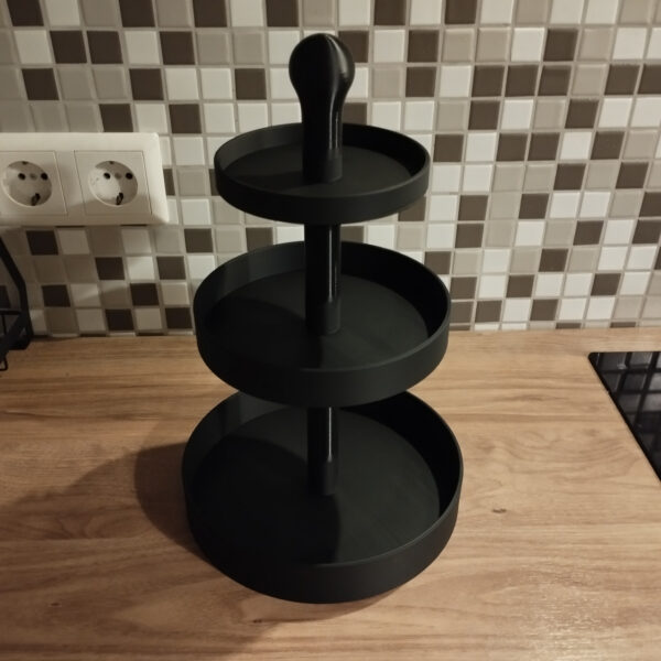 Трирівнева етажерка для сервірування Table Treat Tower — багатоярусна підставка для закусок, печива, солодощів, фруктів та святкового столу