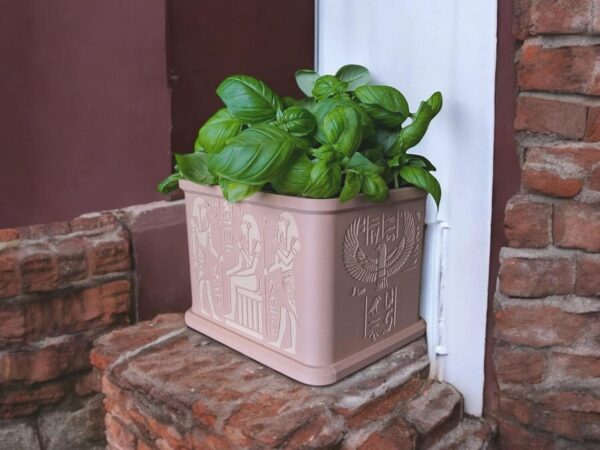 Прямокутне кашпо Green Relief Planter — декоративний горщик для зелені, квітів, трав, балкона, тераси та сучасного інтер’єру