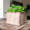 Прямокутне кашпо Green Relief Planter — декоративний горщик для зелені, квітів, трав, балкона, тераси та сучасного інтер’єру
