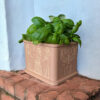 Прямокутне кашпо Green Relief Planter — декоративний горщик для зелені, квітів, трав, балкона, тераси та сучасного інтер’єру