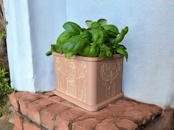 Прямокутне кашпо Green Relief Planter — декоративний горщик для зелені, квітів, трав, балкона, тераси та сучасного інтер’єру