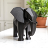 Статуетка слона Balance Elephant Decor — геометрична декоративна фігурка для дому, офісу, полиці та подарунка