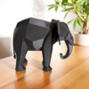 Статуетка слона Balance Elephant Decor — геометрична декоративна фігурка для дому, офісу, полиці та подарунка
