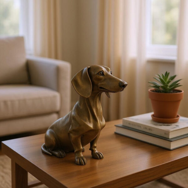 Статуетка такси Dachshund Home Accent — декоративна фігурка собаки для дому, офісу та стильного подарунка