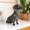 Статуетка такси Dachshund Home Accent — декоративна фігурка собаки для дому, офісу та стильного подарунка