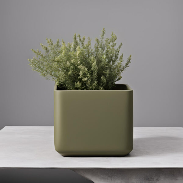 Кашпо-куб Urban Cube Planter — мінімалістичний горщик для рослин, сукулентів, офісу та сучасного інтер’єру