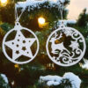 Ажурні ялинкові підвіски Winter Ornament Set з екологічного пластику — новорічні прикраси для ялинки, подарунків, фотозон та святкового декору