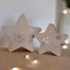 Новорічна зірка Snow Star Decor з екологічного пластику — декоративна фігура зі сніжинкою для ялинки, святкового інтер’єру та фотозони