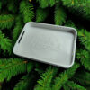 7015309717_novogodnij-dekorativnyj-podnos.jpg Новорічний декоративний піднос Frost Holiday Tray — прямокутний піднос з рельєфним візерунком з екологічного пластику для сервірування, святкового столу та зимового декору