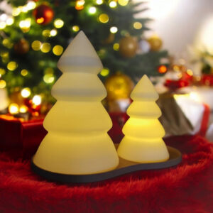 Набір декоративних ялинок Winter Tree Set — новорічні фігури з підставкою для святкового декору, дому та фотозони