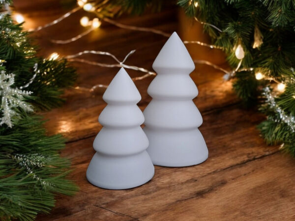 Набір декоративних ялинок Winter Tree Set — новорічні фігури з підставкою для святкового декору, дому та фотозони