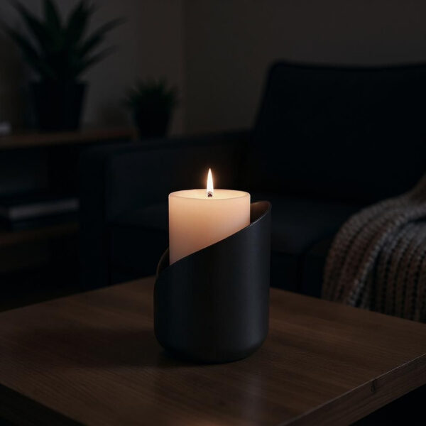 7021214847_podsvechnik-v-stile.jpg Хвилястий підсвічник Wave Candle Stand — декоративний тримач для циліндричної свічки, сучасного інтер’єру, затишку та подарунка