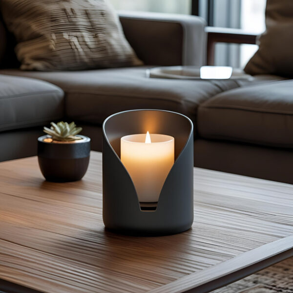 7021214851_podsvechnik-v-stile.jpg Хвилястий підсвічник Wave Candle Stand — декоративний тримач для циліндричної свічки, сучасного інтер’єру, затишку та подарунка