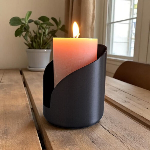 7021214853_podsvechnik-v-stile.jpg Хвилястий підсвічник Wave Candle Stand — декоративний тримач для циліндричної свічки, сучасного інтер’єру, затишку та подарунка