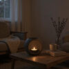 7021218824_podsvechnik-dlya-doma.jpg Круглий підсвічник Luna Dome Tealight — сферичний декоративний свічник для чайної свічки, затишного інтер’єру та м’якого світла
