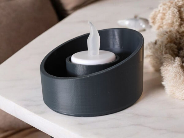 Мінімалістичний підсвічник Soft Glow Holder — компактний декоративний свічник для чайної свічки, затишку та сучасного інтер’єру