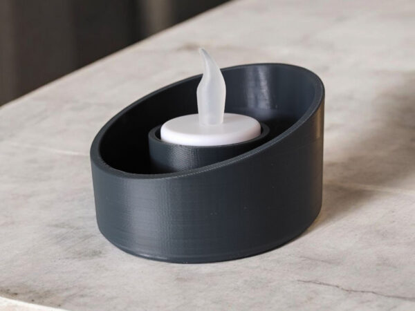 Мінімалістичний підсвічник Soft Glow Holder — компактний декоративний свічник для чайної свічки, затишку та сучасного інтер’єру