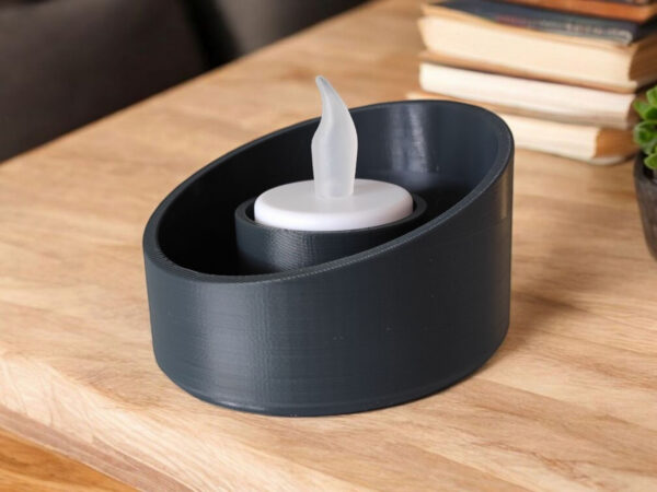 Мінімалістичний підсвічник Soft Glow Holder — компактний декоративний свічник для чайної свічки, затишку та сучасного інтер’єру