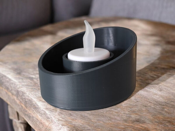 Мінімалістичний підсвічник Soft Glow Holder — компактний декоративний свічник для чайної свічки, затишку та сучасного інтер’єру