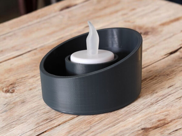 Мінімалістичний підсвічник Soft Glow Holder — компактний декоративний свічник для чайної свічки, затишку та сучасного інтер’єру