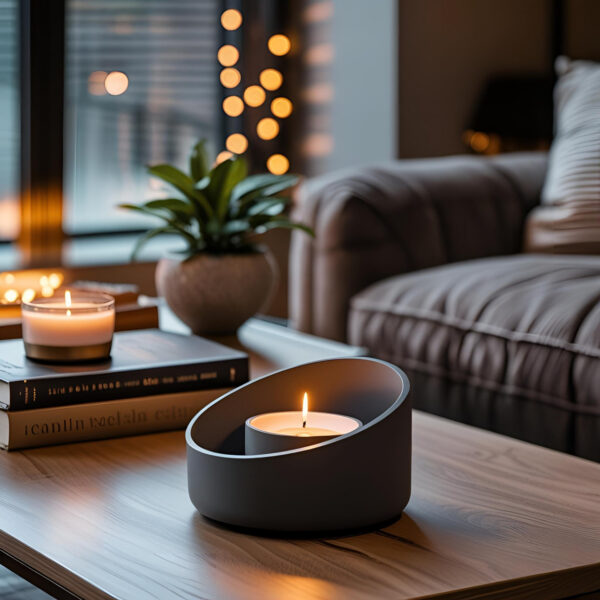 Мінімалістичний підсвічник Soft Glow Holder — компактний декоративний свічник для чайної свічки, затишку та сучасного інтер’єру