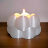 Підсвічник-квітка Bloom Tealight Decor — об’ємний декоративний свічник для чайної свічки, затишного інтер’єру та подарунка